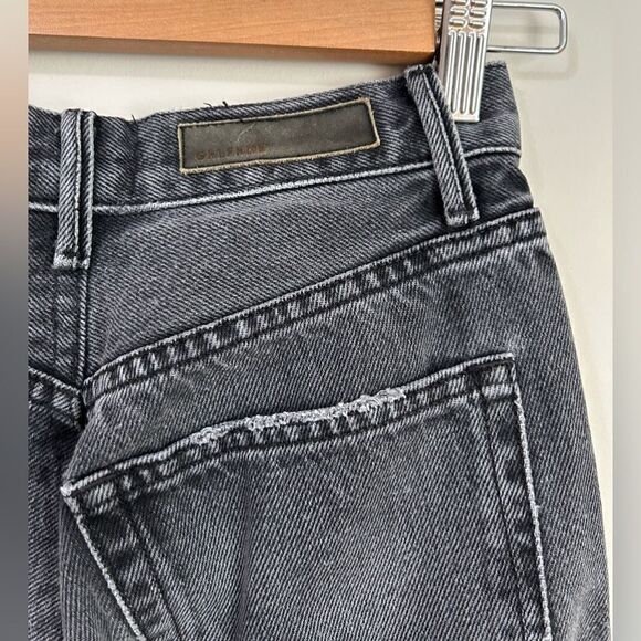 GRLFRND Karolina Black High Rise Straight Crop Ripped Jeans in Wild Thing - Picture 12 of 16